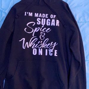Black hoodie
